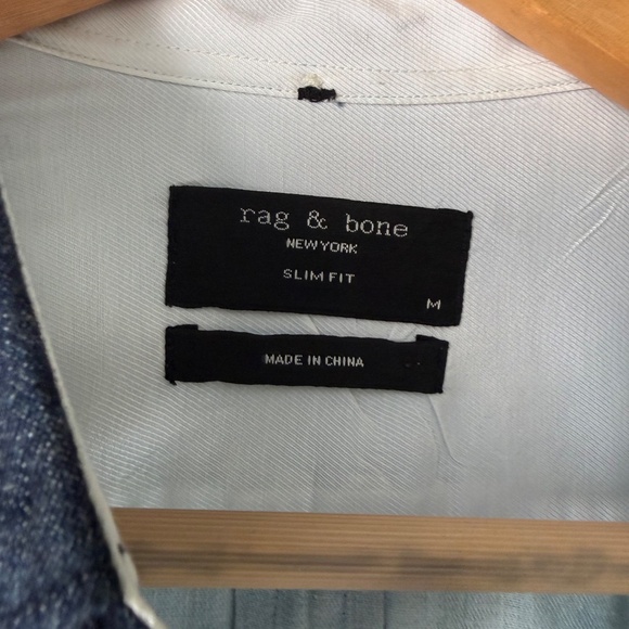 Rag & Bone chambray denim shirt. - Picture 2 of 5
